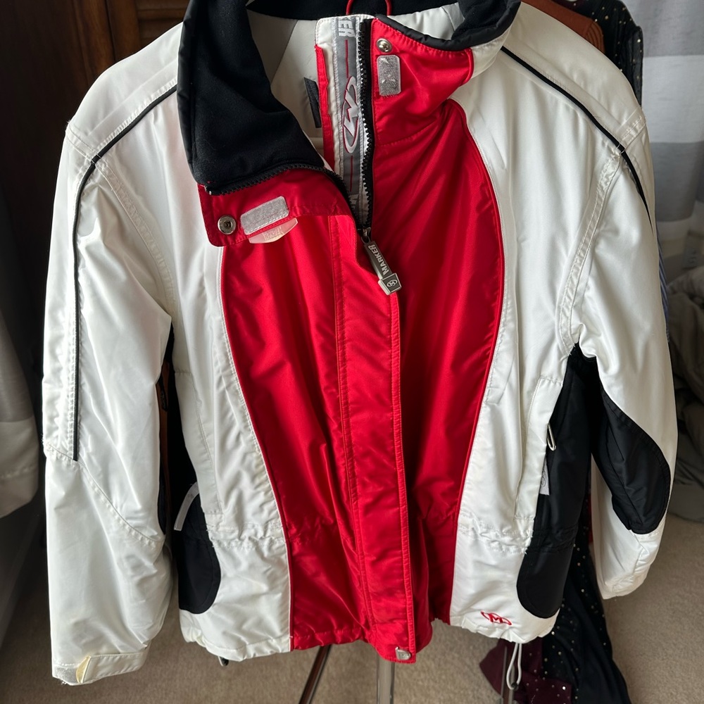 Walker Red/Black/White Ski Jacket, Girls Size 12